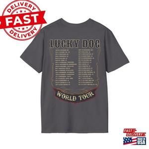 Australia Buyers Only Lucky Dog Guitars World Tour  T-Shirt